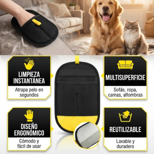 🐾 Guante Quitapelos para mascotas PAGA 1 Y LLEVA 2 🔥